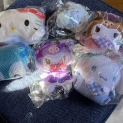 サンリオキャラクターズ ぬいぐるみマスコット 6点セットのサムネイル