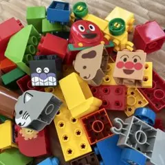 アンパンマンのりものブロックはじめてブロックセット　3歳以上　入れ物なし送料無料
