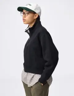ヘビーウェイトスウェットハーフジッププルオーバー