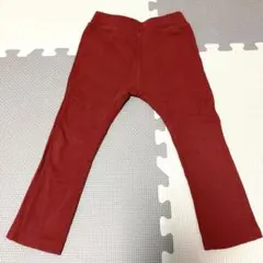 レギンスパンツ 95cm 赤色