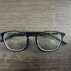 JINS ブラック ラウンドメガネ