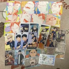 ハイキュー　ファンパーク　コースター　クリアカード　烏野