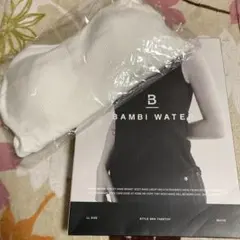 バンビウォーター スタイルブラ ブラトップ　カップ付き　リブタンクトップ