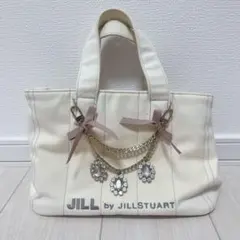 JILL by JILLSTUART アイボリービジューバッグ ハンドバッグ