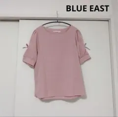BLUEEAST ピンク　フリーサイズ　リボン付きブラウスのサムネイル