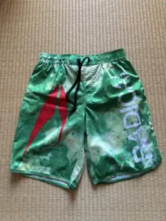 【最終価格】ラディカルフィットネス グリーン系タイダイ柄パンツ