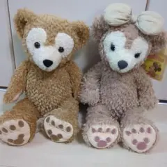 ダッフィーとシェリーメイ ぬいぐるみ