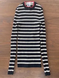 DOUBLE STANDARD CLOTHING ストライプニット 36のサムネイル