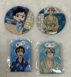 ユーリ!!! on ICE 銀盤缶バッジコレクション ヴィクトル&勇利 - メルカリ