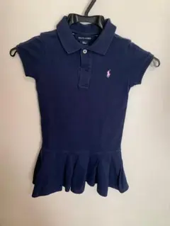 【美品】Ralph Lauren ポロワンピース 110 ネイビー 紺