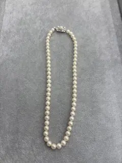 み*く様 あこや真珠 ネックレス 約7.0mm 約28.9g シルバー金具 フォ