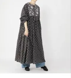 スタディオクリップ　india is beautiful　切替プリントワンピースのサムネイル