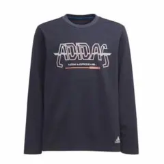 新品★130 JUNIOR adidas(アディダス)クルーネックTシャツロンT