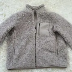 UNIQLO フリースジャケット 130サイズ ベージュ
