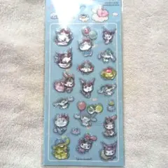 サンリオキャラクター 立体シール　うるちゅる　キティ、マイメロ、シナモロール