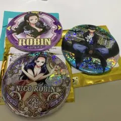 ワンピース　輩缶バッジ　サボ　ロビン