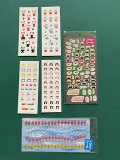 スーパープランニング、キャラクターシール まとめ売り 6枚セット