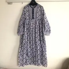 新品☆marble SUD マーブルシュッド　インド綿　花柄ロングワンピース