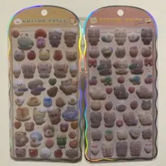 【新品☆シール】コットンパフィーシール　2点セット　正規品