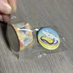 Cinnamoroll×くら寿司 マスキングテープ 缶バッジ