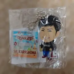 楽天イーグルス　限定ガチャ　アクリルスタンドにもなるチャーム　58　辛島航投手