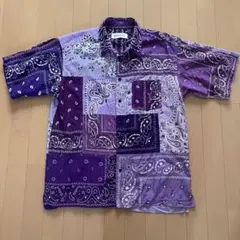 MIYAGIHIDETAKA 再構築 パッチワーク 半袖シャツのサムネイル