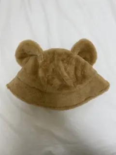 ダッフィー クマ耳付き帽子 ベージュ