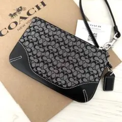 新品 COACH コーチ ポーチ タバコケース ブラック