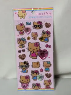 ★サンリオ★♡ハローキティ♡✨️ キラキラ ラインストーンシール✨️ 日焼け