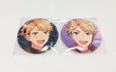 あんスタ シャッフルコレ 缶バッジ 鳴上嵐 2点セット