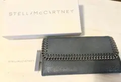 STELLA McCARTNEY FALABELLA 長財布 ブルー/シルバー