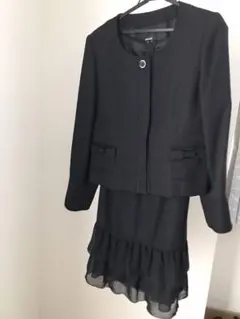 ブラック　ワンピースジャケット　２点セット　入学式卒業式など