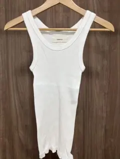 TODAYFUL リブタンクトップ ホワイトのサムネイル