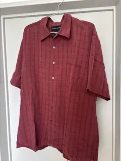 Croft & Barrow 半袖シャツ L 古着　柄シャツ　90s 00s