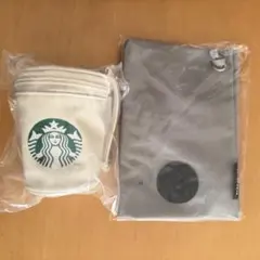 STARBUCKS 福袋 2026 グレーサコッシュ　カップ型ポーチ