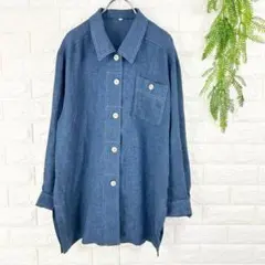 ヴィンテージ 長袖チュニック ブラウス シャツ 日本製【11号】カジュアル 古着