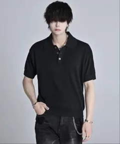 【超美品✨】ADRER コンパクト ショートスリーブ ニット ポロのサムネイル