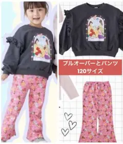 ディズニー　プリンセス　しまむら　リトシー　littc 120 長袖　パンツ