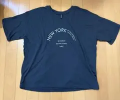 ☆DANSKIN ヨガウェア　ネイビーTシャツ　M☆のサムネイル