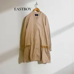 イーストボーイ シャツワンピース【11】綿100% 羽織り キーネックb583