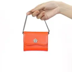 MARY QUANT マリークワント　ミニウォレット　オレンジ　三つ折り財布