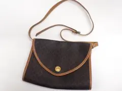 LONGCHAMP ロンシャン PVC×レザー ショルダーバッグJ9-A