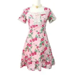 完売✿ジーザスディアマンテ令嬢ワンピメリーベルローズ柄 ローズ