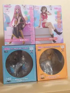 ぬーどるストッパーフィギュア　ミク、リン、ルカ、MEIKO　セット