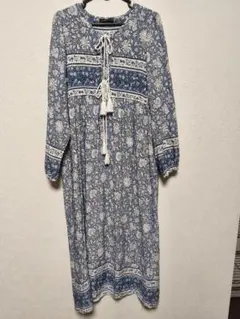 花柄 マキシワンピース LANCE CADE