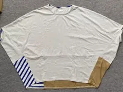 HEART MARKET バイカラーオーバーサイズTシャツ