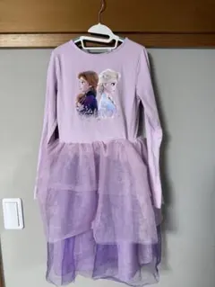 アナと雪の女王 長袖ワンピース