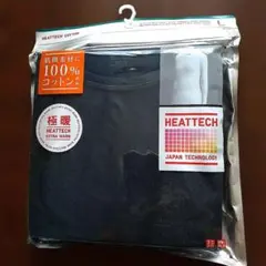 ユニクロ　ヒートテックコットンクルーネックT長袖　L　未開封