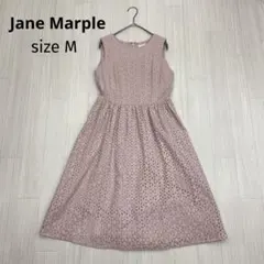 ☆ Jane Marple ジェーンマープル ジャカード ノースリーブ ドレス