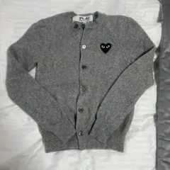 PLAY COMME des GARCONS カーディガン グレー XXS
